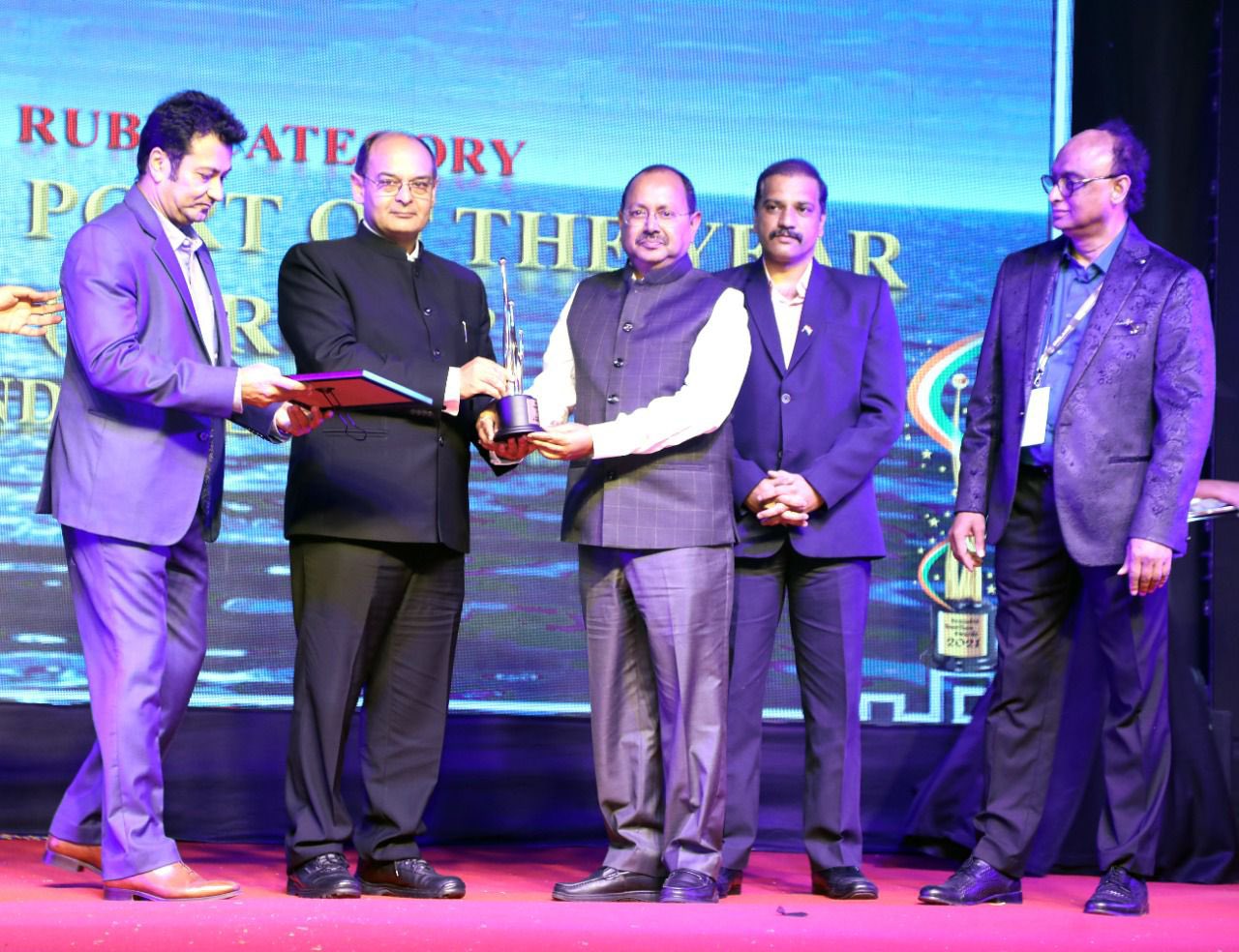 International Samudra Manthan Award 2021 for the category Best Major Port of the Year (Cargo)