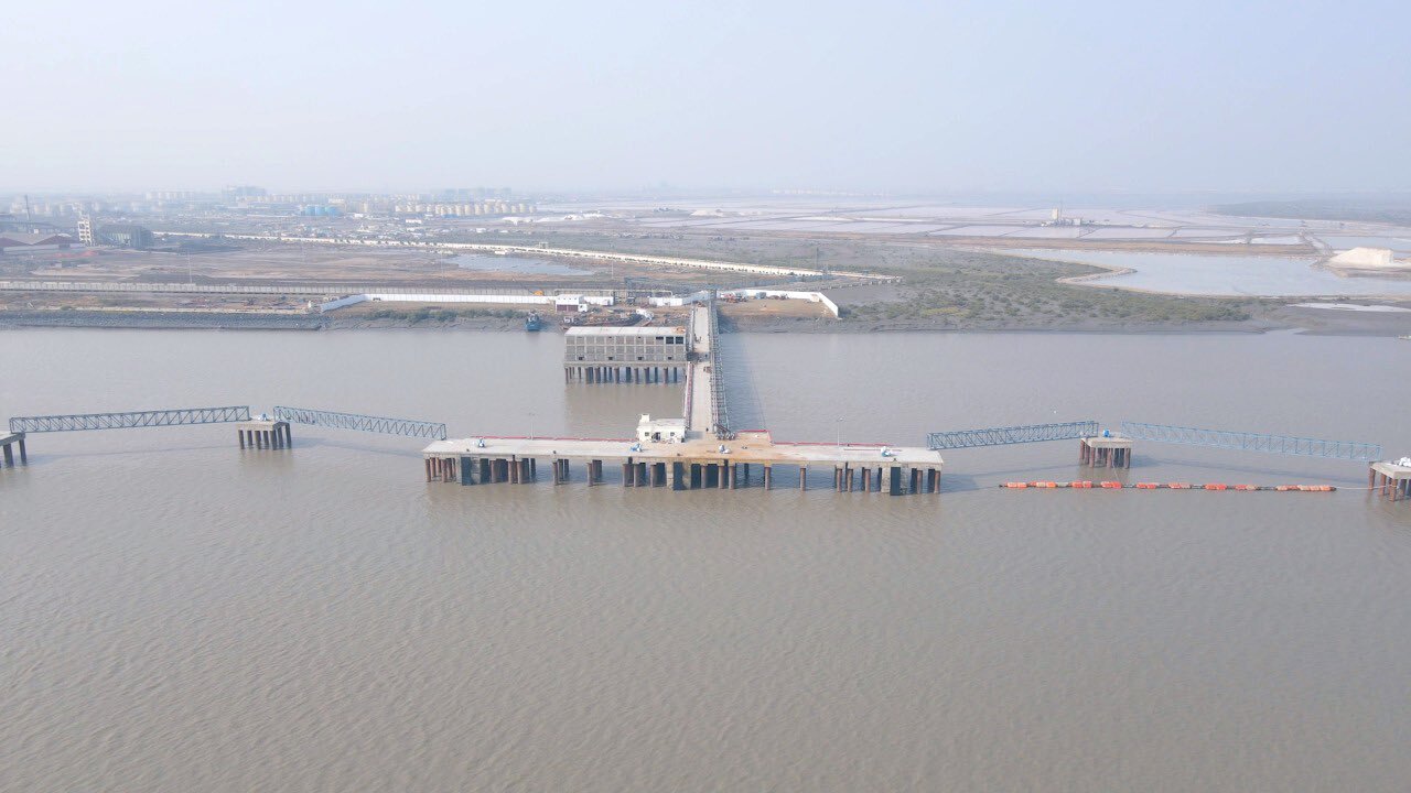 Newly Built Oil Jetty No. 7